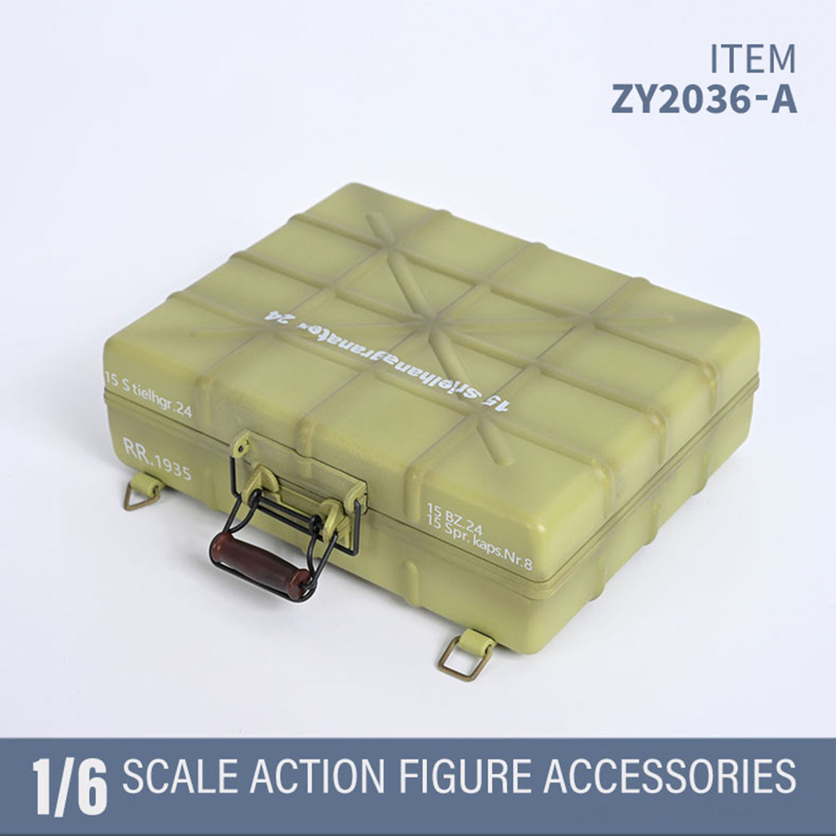 ZYTOYS, WWII Grenade Weapon Model, Doll Accessory for 12-inches Figure