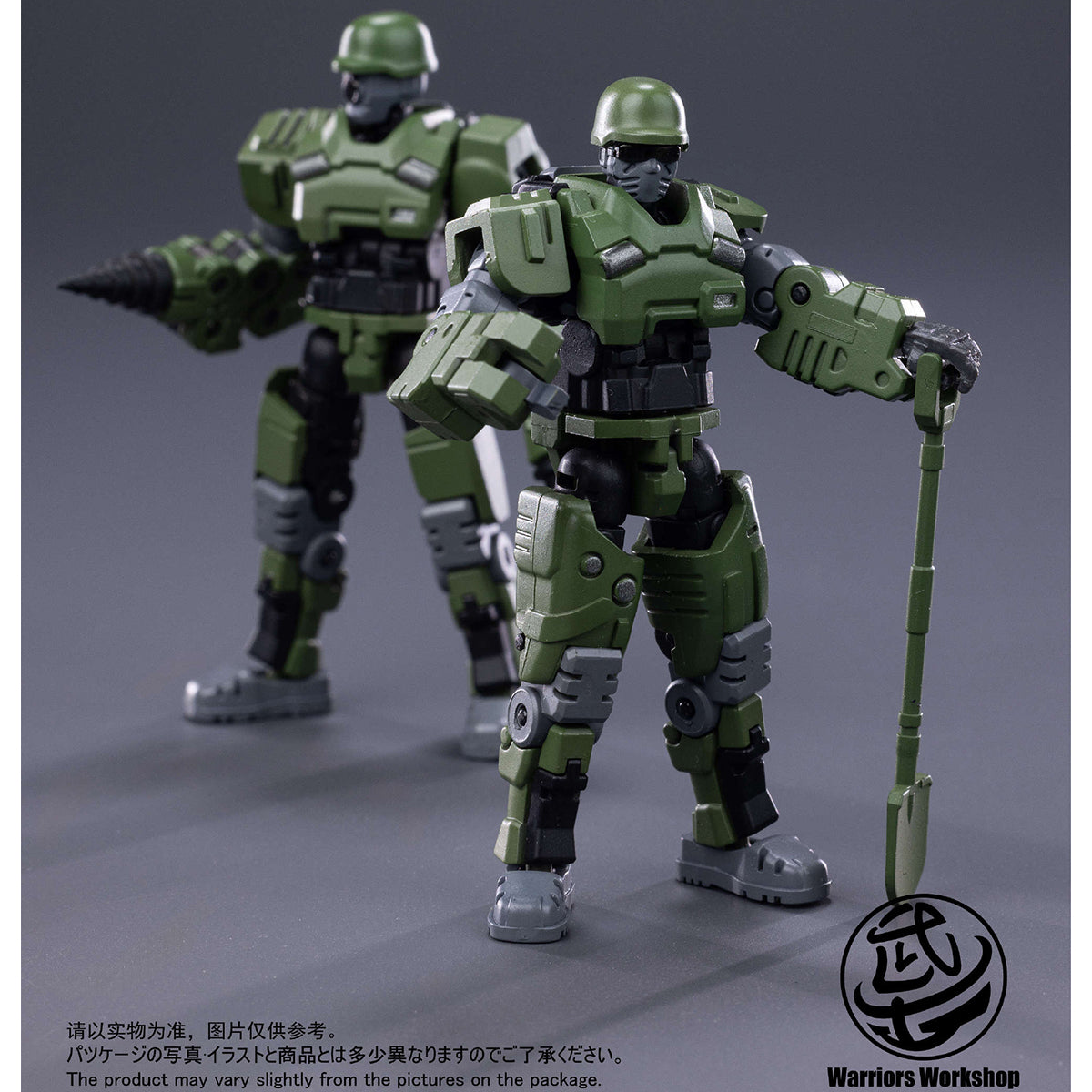 Warriors Workshop, Battlefield Mecha 2-in-1 Chai Mecha Soilder, Model Kits Assembly
