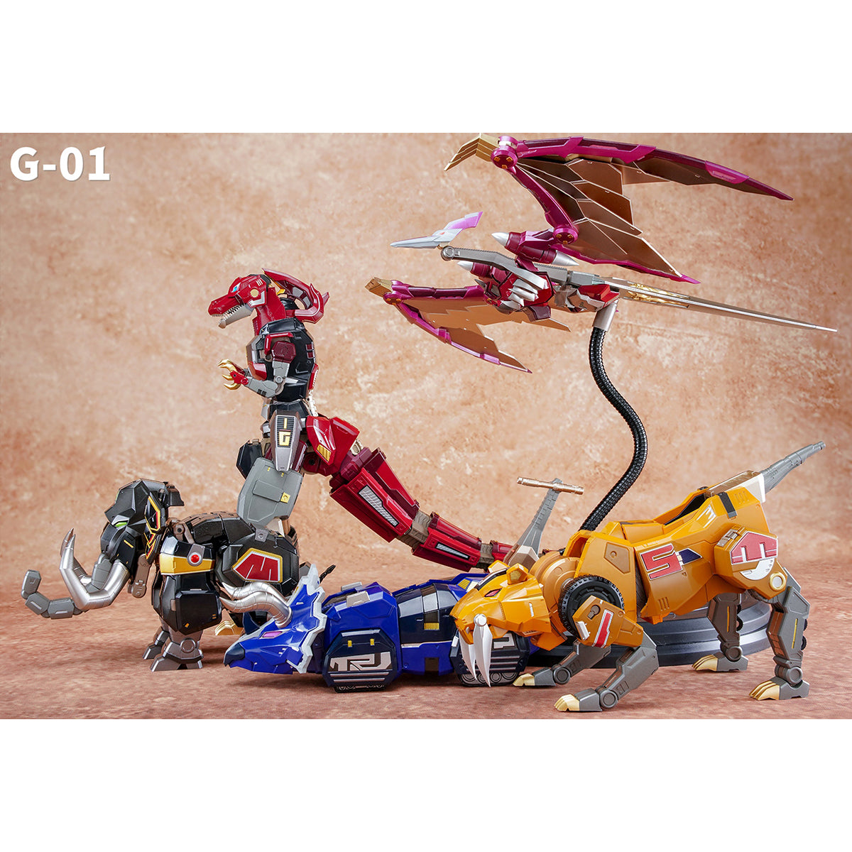 Beasts King Model Transformable Dino Megazord Action Figure