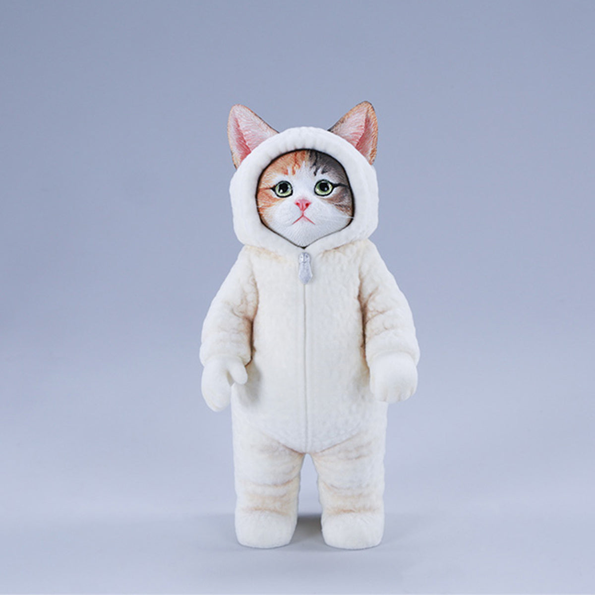 JXK, Fluffy Cat, Static Animal Figurine