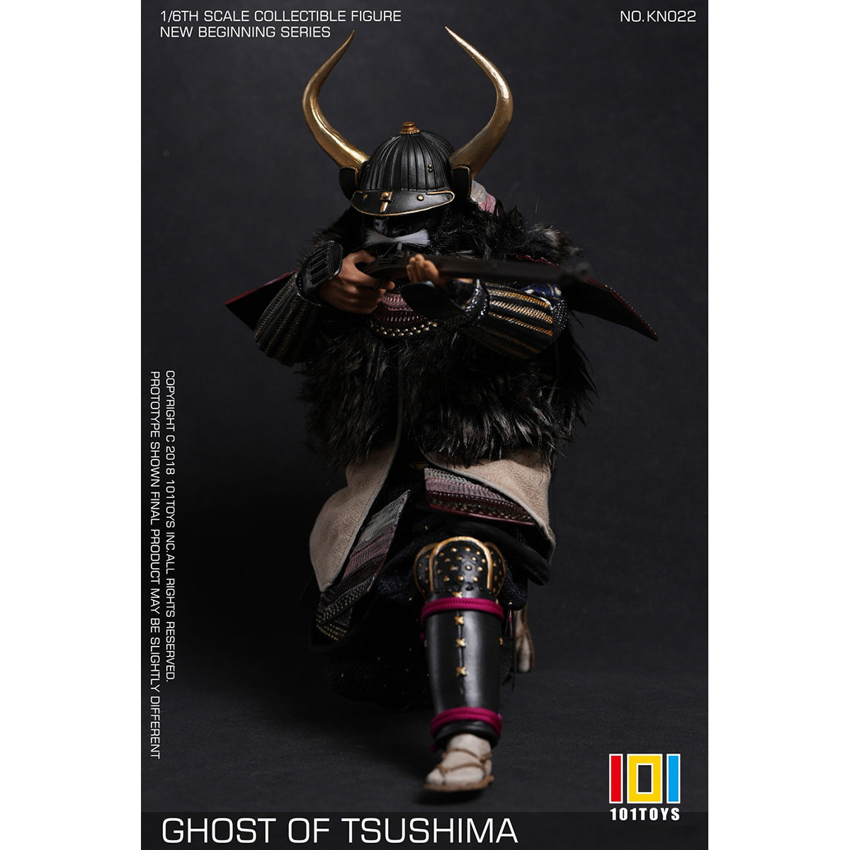 101TOYS KN023 GHOST OF TSUSHIMA Samurai 1/6 Scale New Beginner Series Action Figure