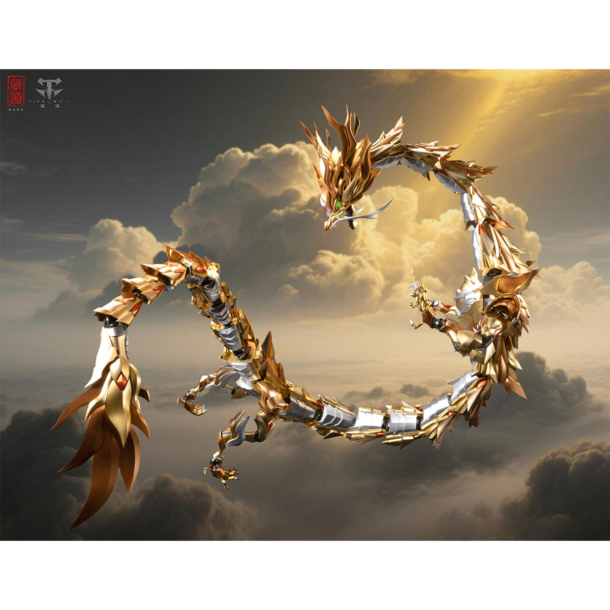 ZEN of Collectible Auspicious Beast Golden Dragon Chuangshen Tian Wei Full Equipment Form Poison Scorpion Samurai Suzaku Luo Tianyi CD-DB-01WF CD-TG01FWF CD-08WF CD-03WF