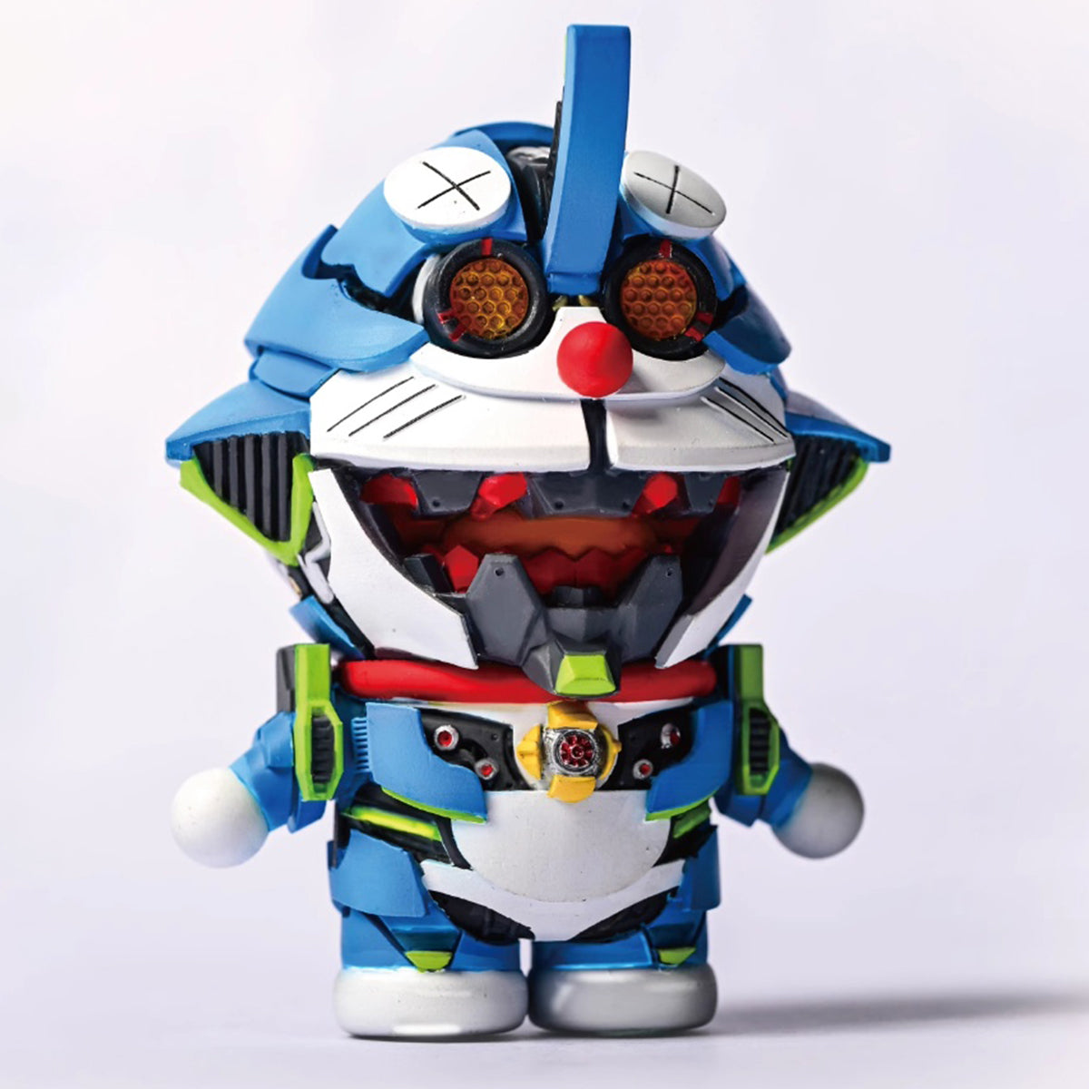 Bid Toys, Block Cat 3D Model Figure Character/Robot/Base Scene, Art Figurine