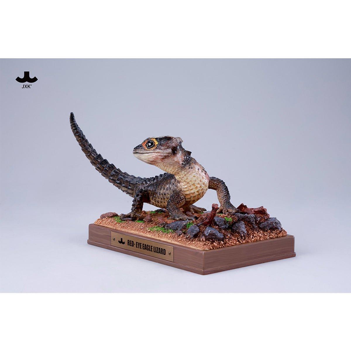 JXK Tribolonotus Gracilis Static Expertly Hand-Painted Lifelike Animal Figurine