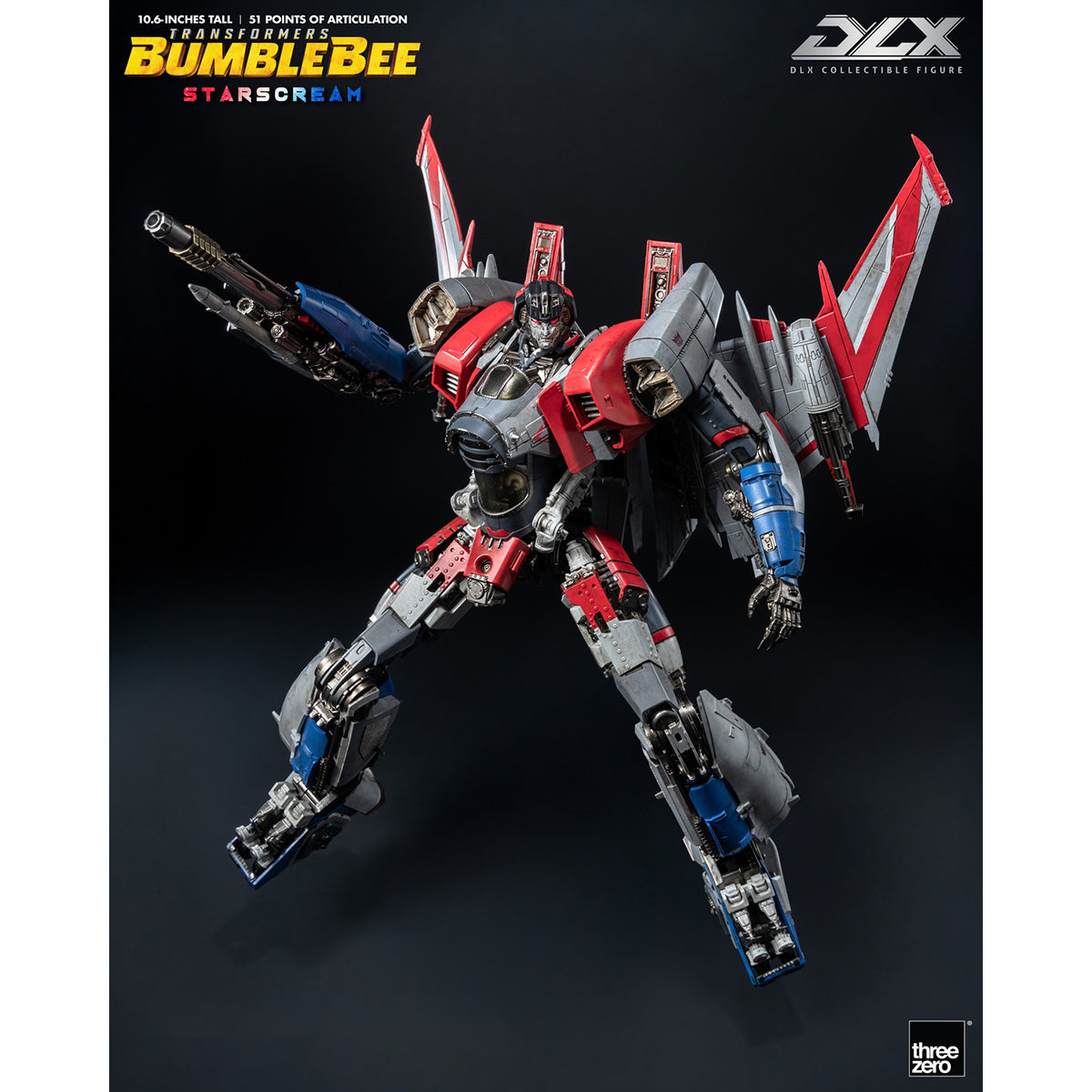 Threezero Transformers: Bumblebee DLX Starscream 3Z09430W0 Action Figure
