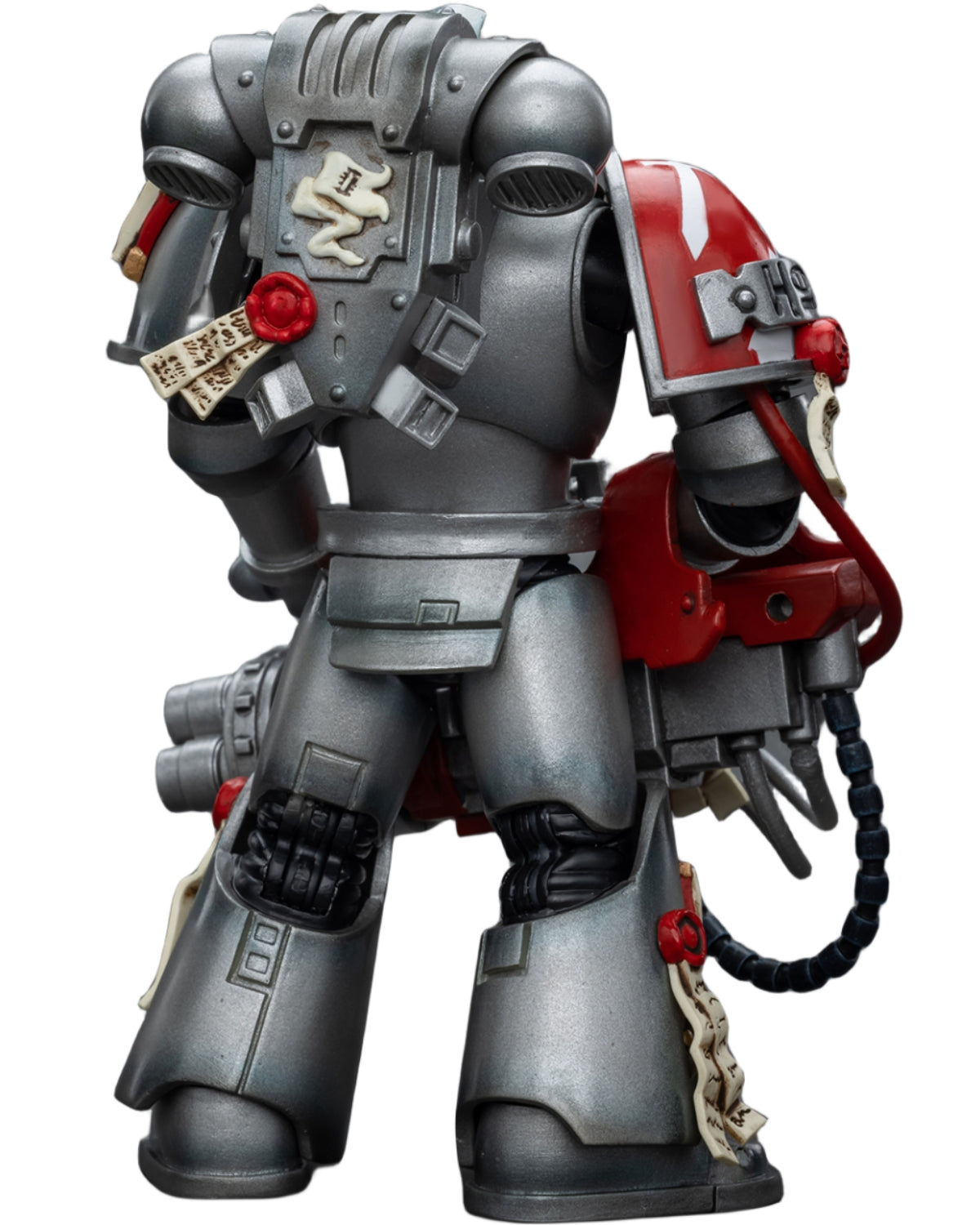 Figurine de collection JoyToy Warhammer 40K : Grey Knights Strike Squad, chevalier gris avec Psilencer, échelle 1:18, JT9008
