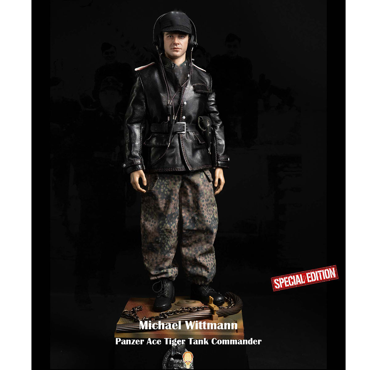 LPMW Facepool Figure Discover History Series Panzer Ace Tiger Tank Commander Wittmann Special Edition Action Figures