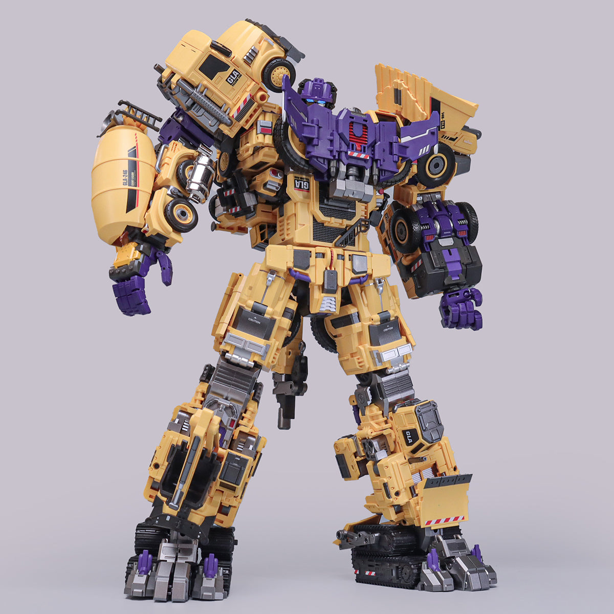 Mecha Invasion GLA-01-06Y Titan of Creation Yellow Edition Set Transformable Action Figure