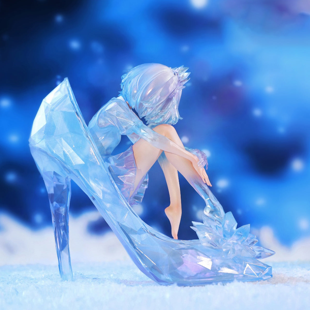 WeArtDoing Sleeping Beauty-Glass Slipper Fairies-White Art Statue