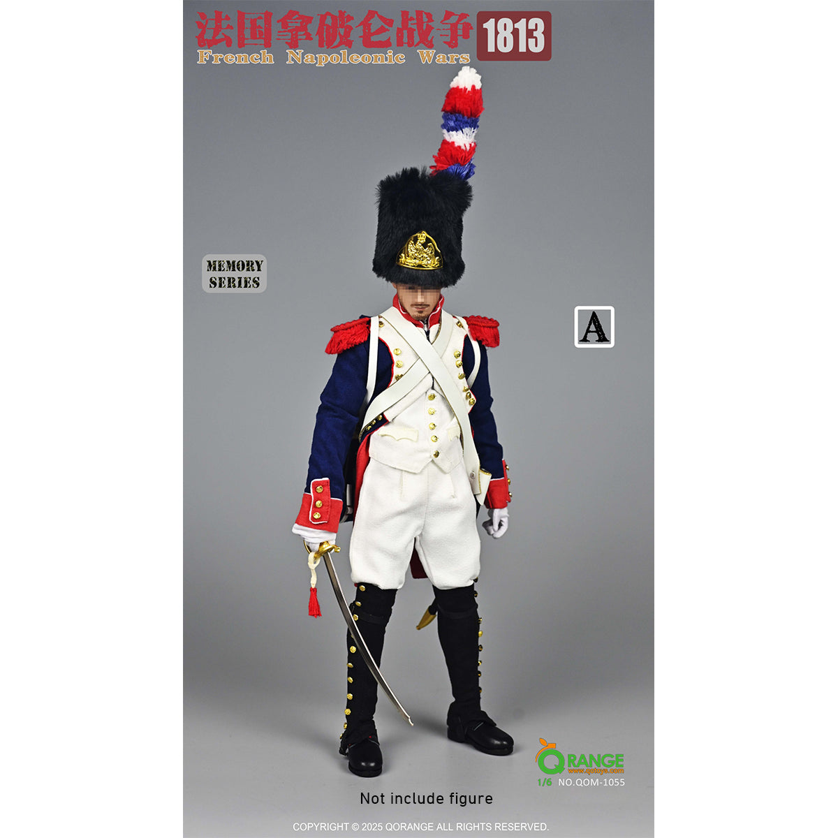 QORANGE QOTOYS Memory Series, French Napoleonic Wars 1813, Doll Clothes Accessory for 12-inches Figurine