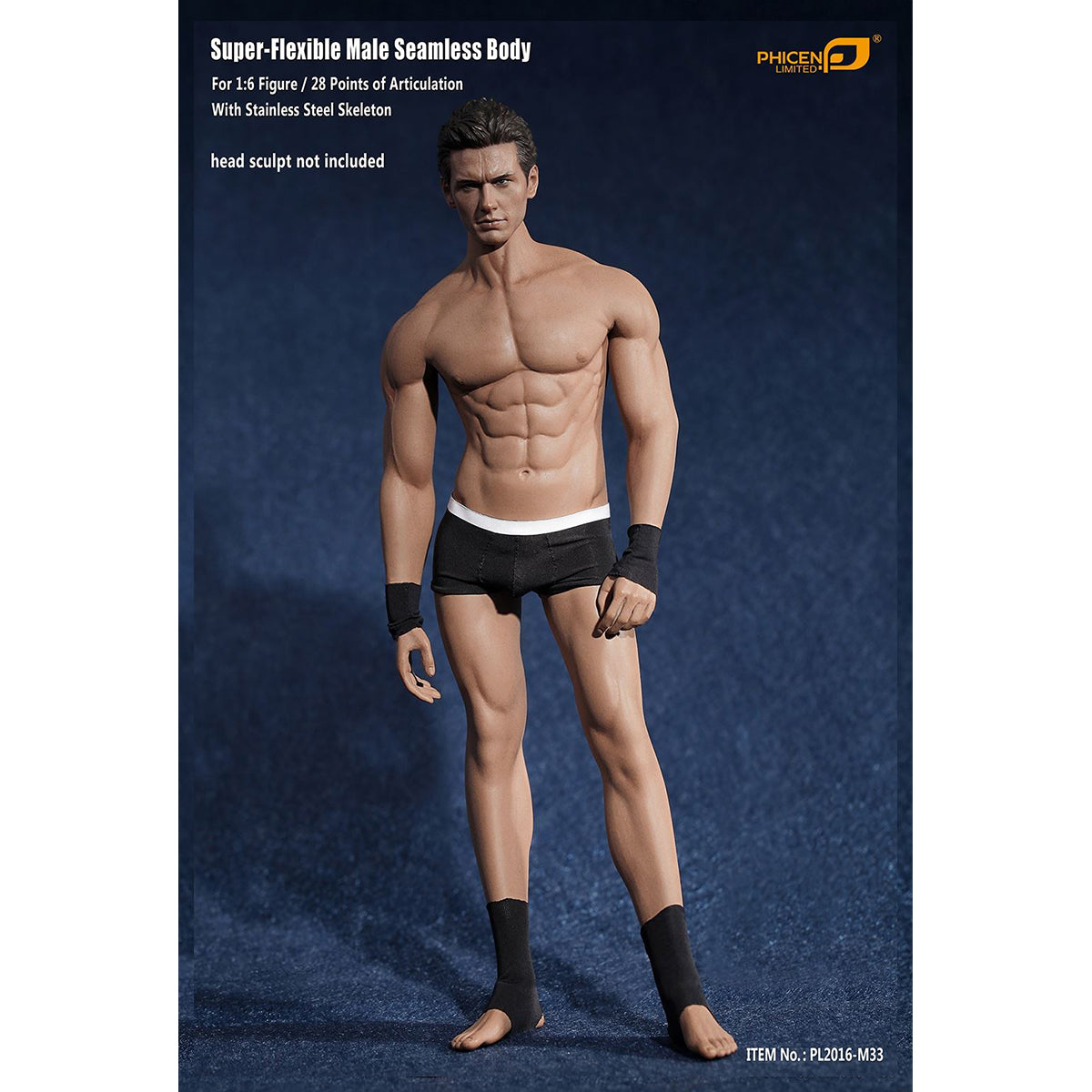 TBLeague, Seamless Male Muscular Body Suntan-Skin, Action Figures Body