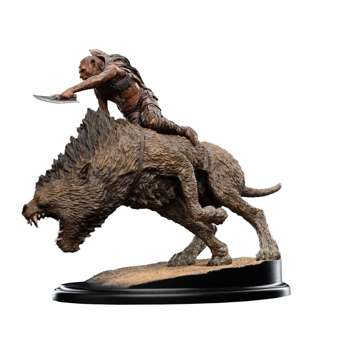 WETA Workshop 86-01-04752 The Lord of the Rings Trilogy Sharku on Warg Art Figurine