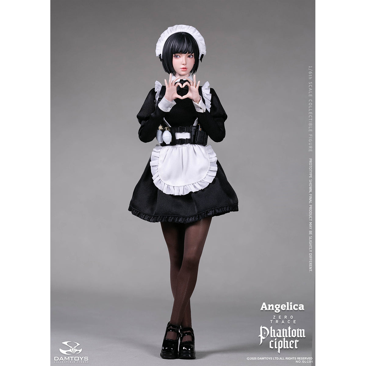DAMTOYS Phantom Cipher - Zero Trace: Angelica 1/6 Scale Original Story Collectible Series Action Figure