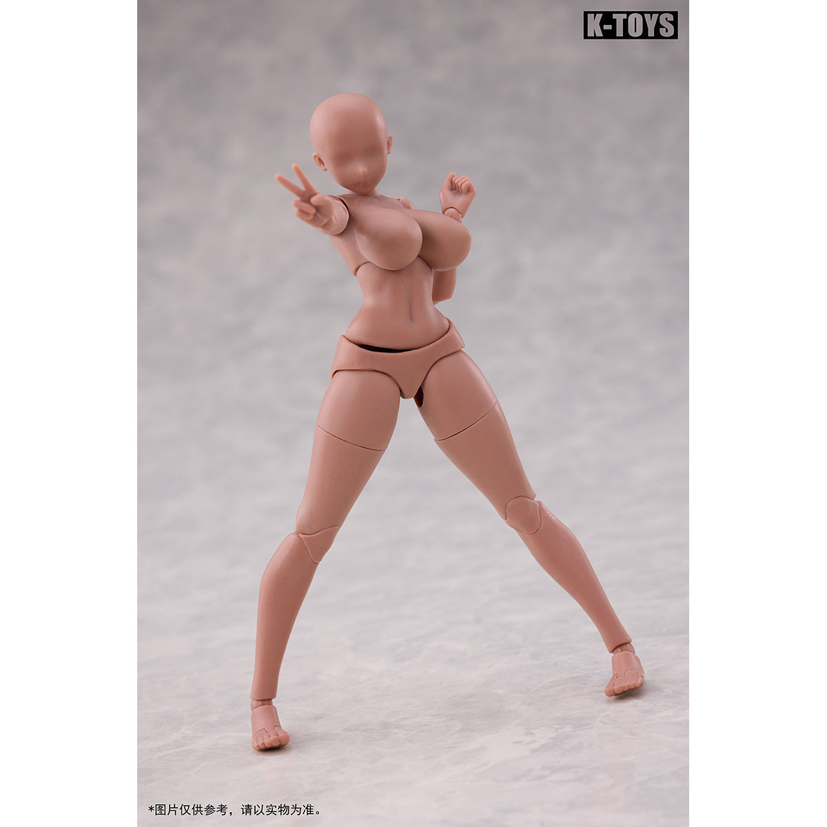 K-Toys Articulated joints Female Anime Type Large Bust 1/12 Scale Action Figure Body