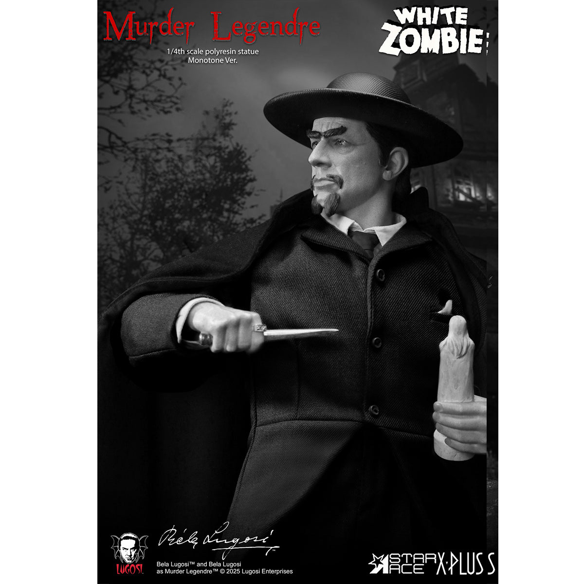 STAR ACE Toys, White Zombie Black & White Version, Art Statue