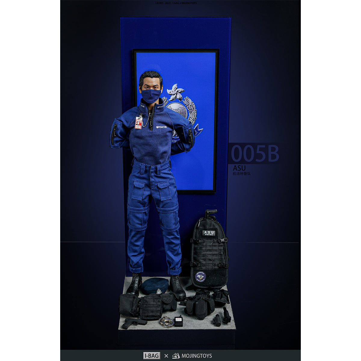 MOjingtoys, Chinese Hong Kong Urban Tactical Duty Team 2024: CTRU (Counter-Terrorism Response Unit)/ASU (Airport Security Unit)/RRT (Hong Kong Railway Response Team)/, Action Figures