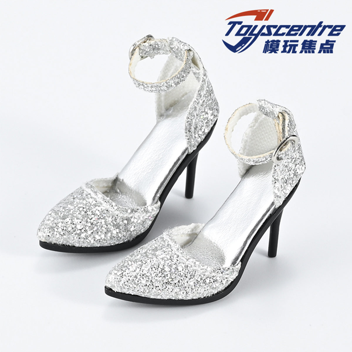 Toyscentre, Female High-Heeled Sandal Shoes, 1/6 Scale Doll Accessory for 12-inches Figure