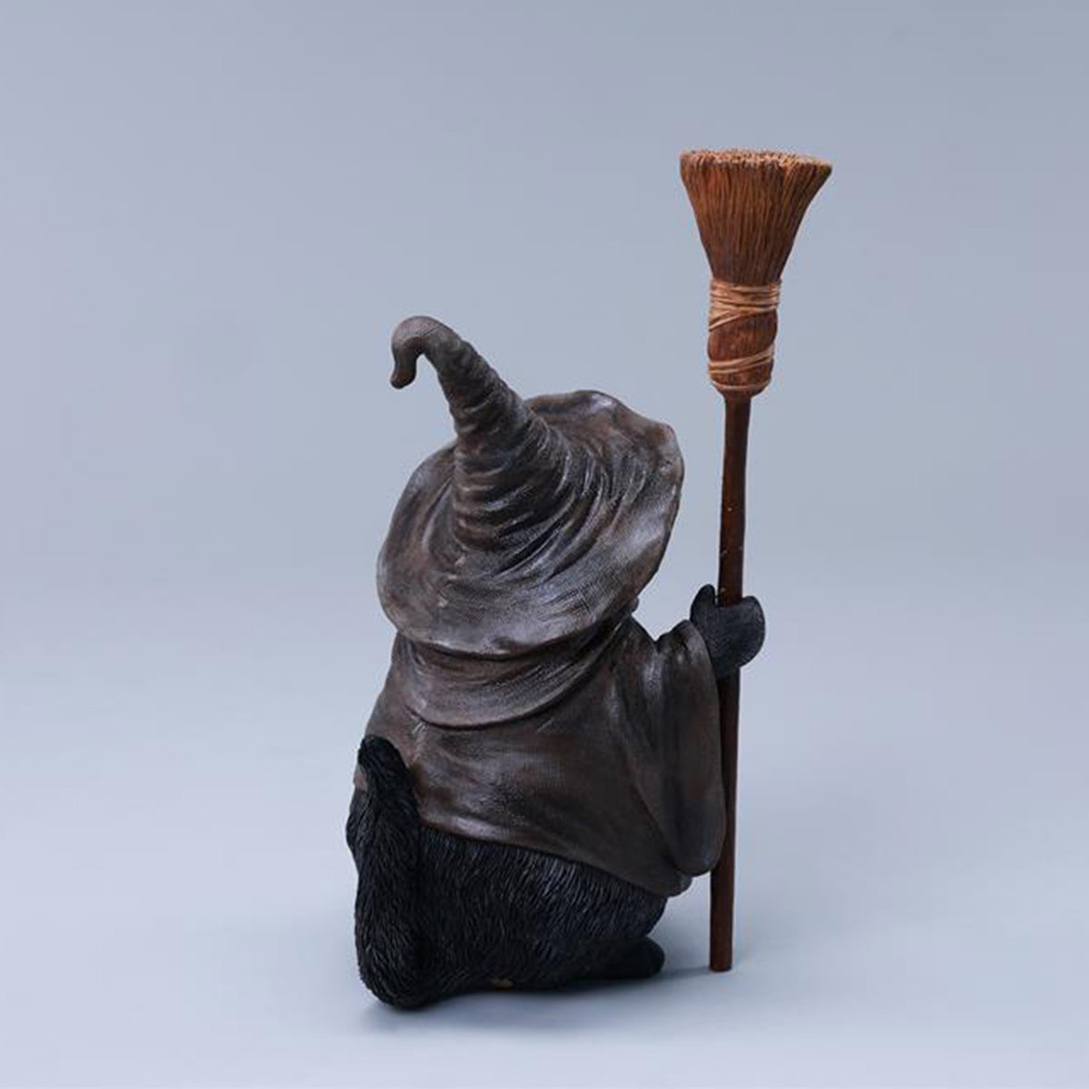 JXK Wizard Cat Black Animal Figurine