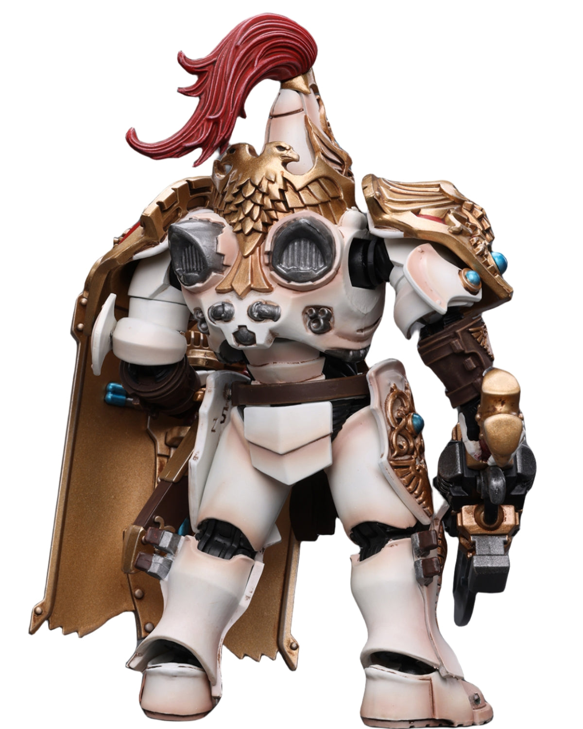 JoyToy 40K : Figurines d'action Adeptus Custodes Solar Watch Custodian Guard avec Sentinel Blade et Praesidium Shield