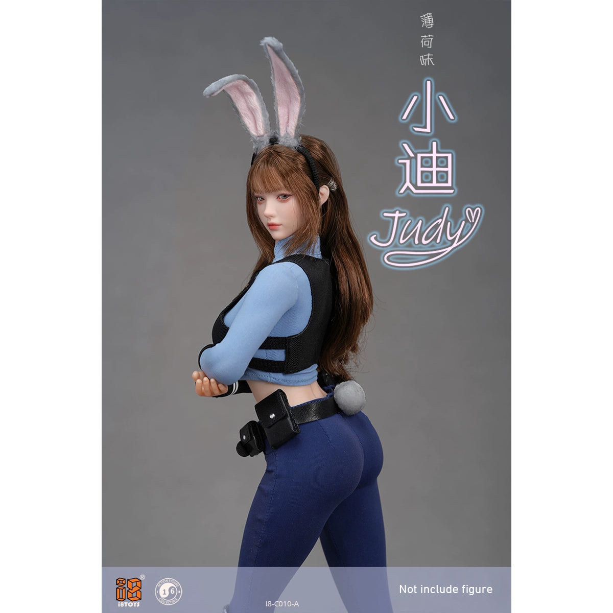 I8TOYS, Mint Flavor - Judy Head Sculpt and Costume Set, Accessory Pack for 12-inches Figure