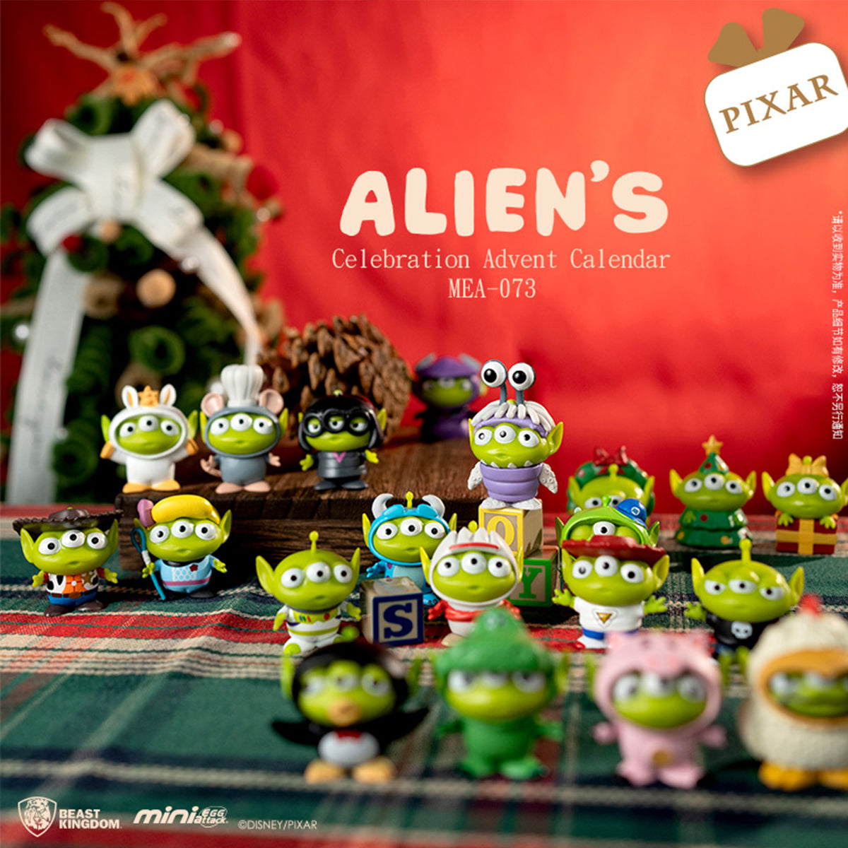 Beast Kingdom MEA-073 Alien's Celebration Advent Calendar Series SET Blind Box Figure