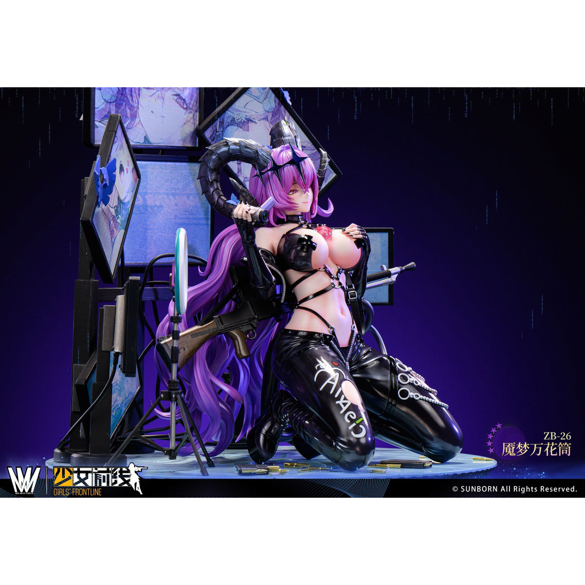 Max Milk Studio SNQX-001 Girls' Frontline Tactical Doll ZB-26 1/4 Scale Art Statue