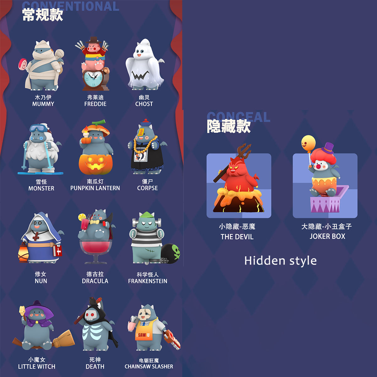 MR.BONE Fairytale Town Dirty Dragon Little Monster Theater Blind Box Figure