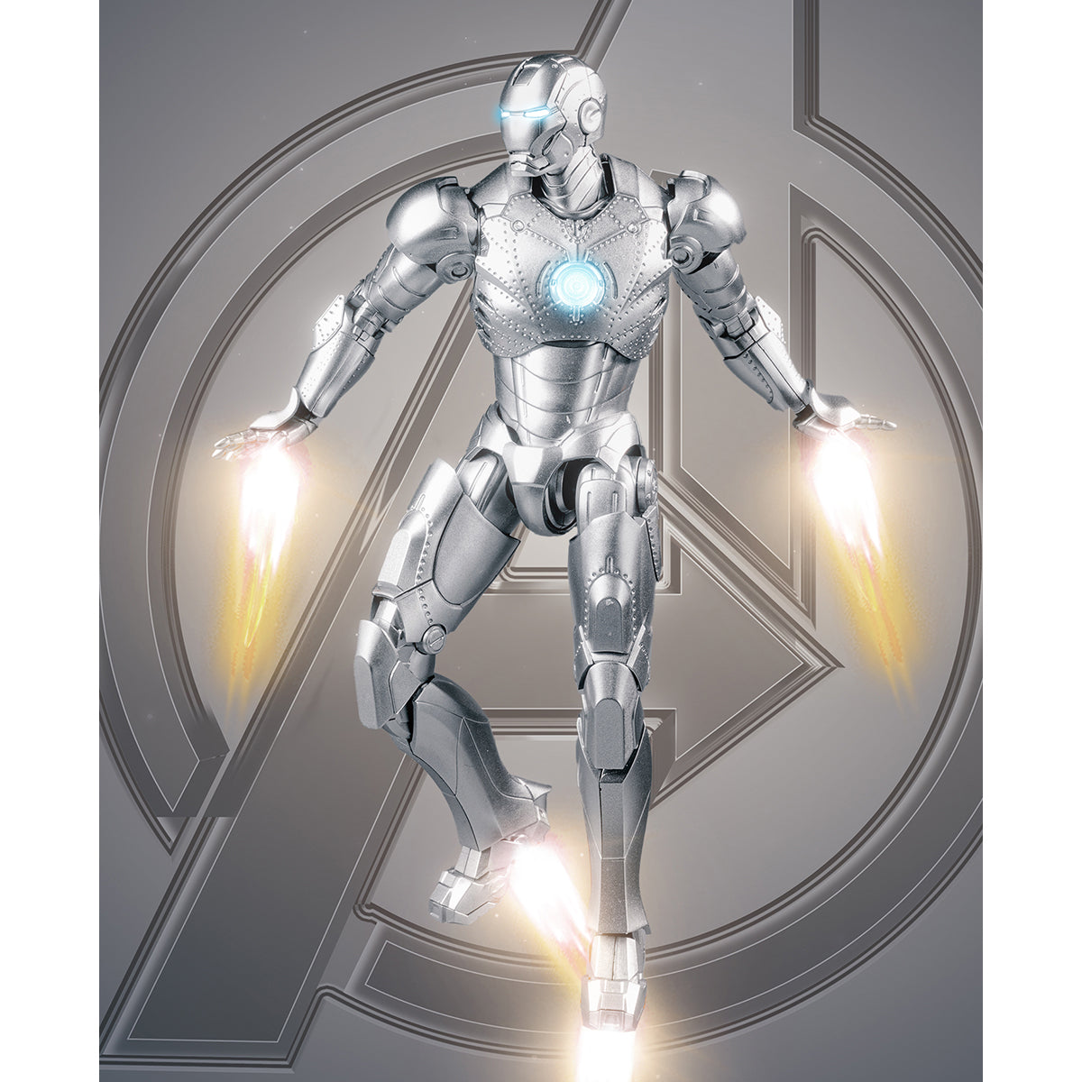 (Only Shipped to the US) Fondjoy Plastic Model Kits: Infinity Saga - Iron Man, Mecha Musume Style 1:12 Scale Miniature Collectible Action Figures MK2