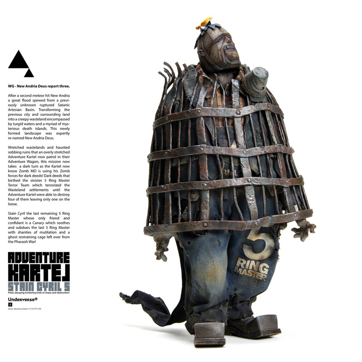 Underverse Stain Cyril Fat Zombie AK Series 1/6 Scale Action Figure