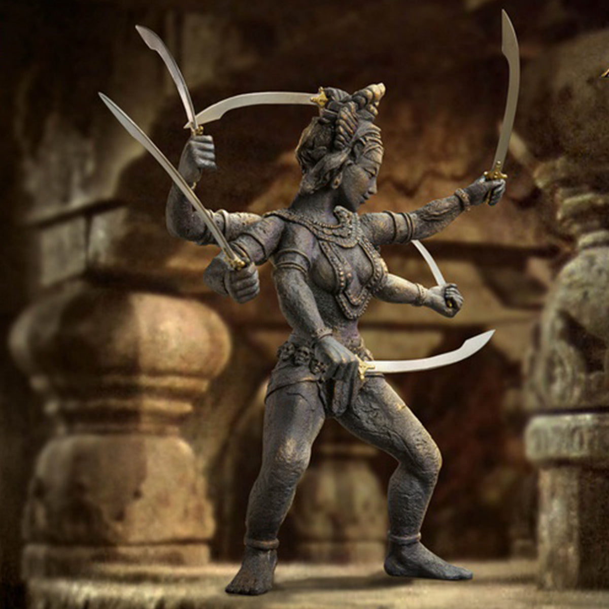 STAR ACE Toys Ray Harryhausen Series, Goddess of Death: KaLi, H30cm Statue Figurine