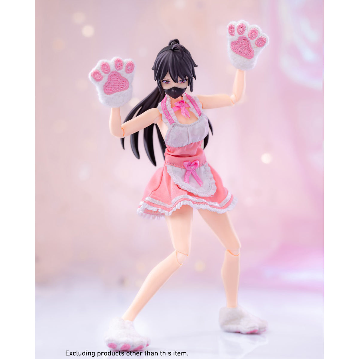 HASUKI 1/12 Maid Outfit Doll Clothes Costume Accessory for 6-inches Figure