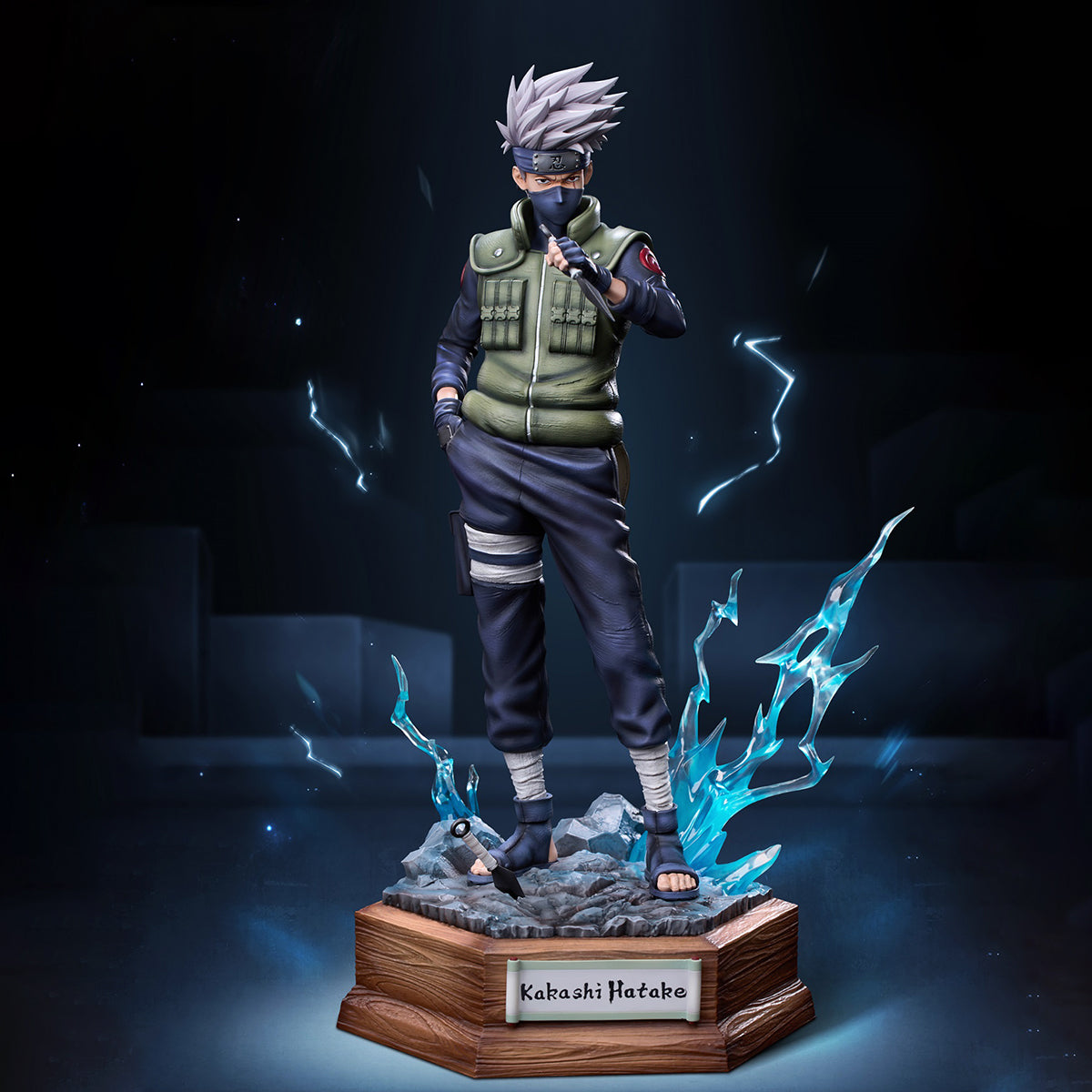 UNiQUE ART NARUTO Shippuden Hatake Kakashi Art Statue