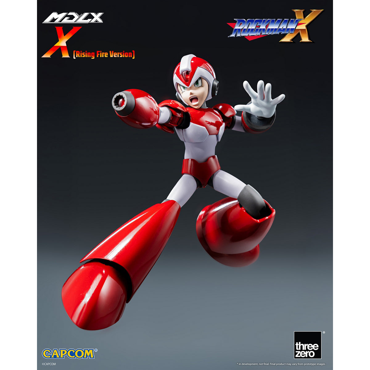 Threezero Rockman X / Mega Man X Rising Fire Version 3Z05760A0 Action Figure