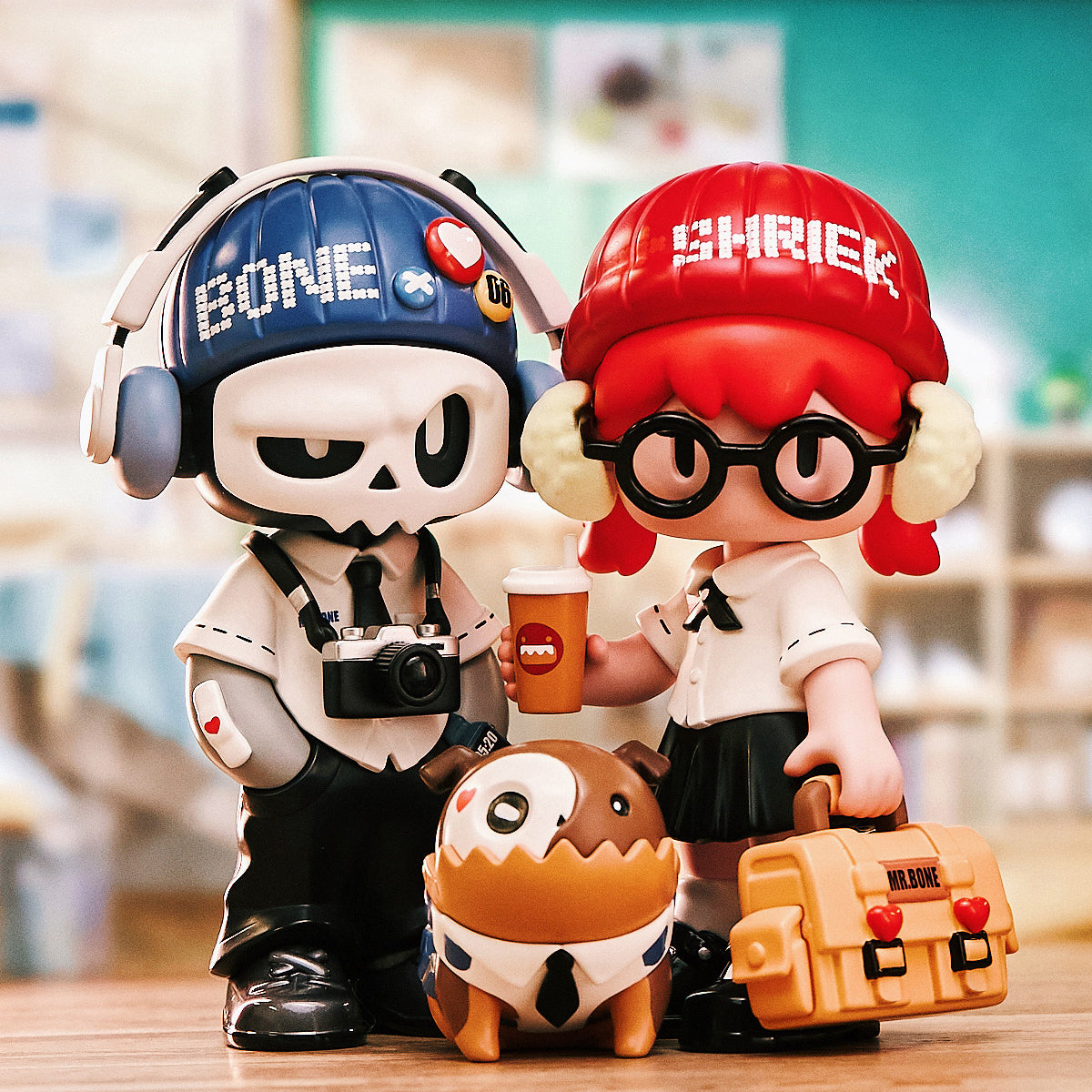 MR.BONE Big Doll School Uniform Couple Set FIRST LOVE Art Figurine