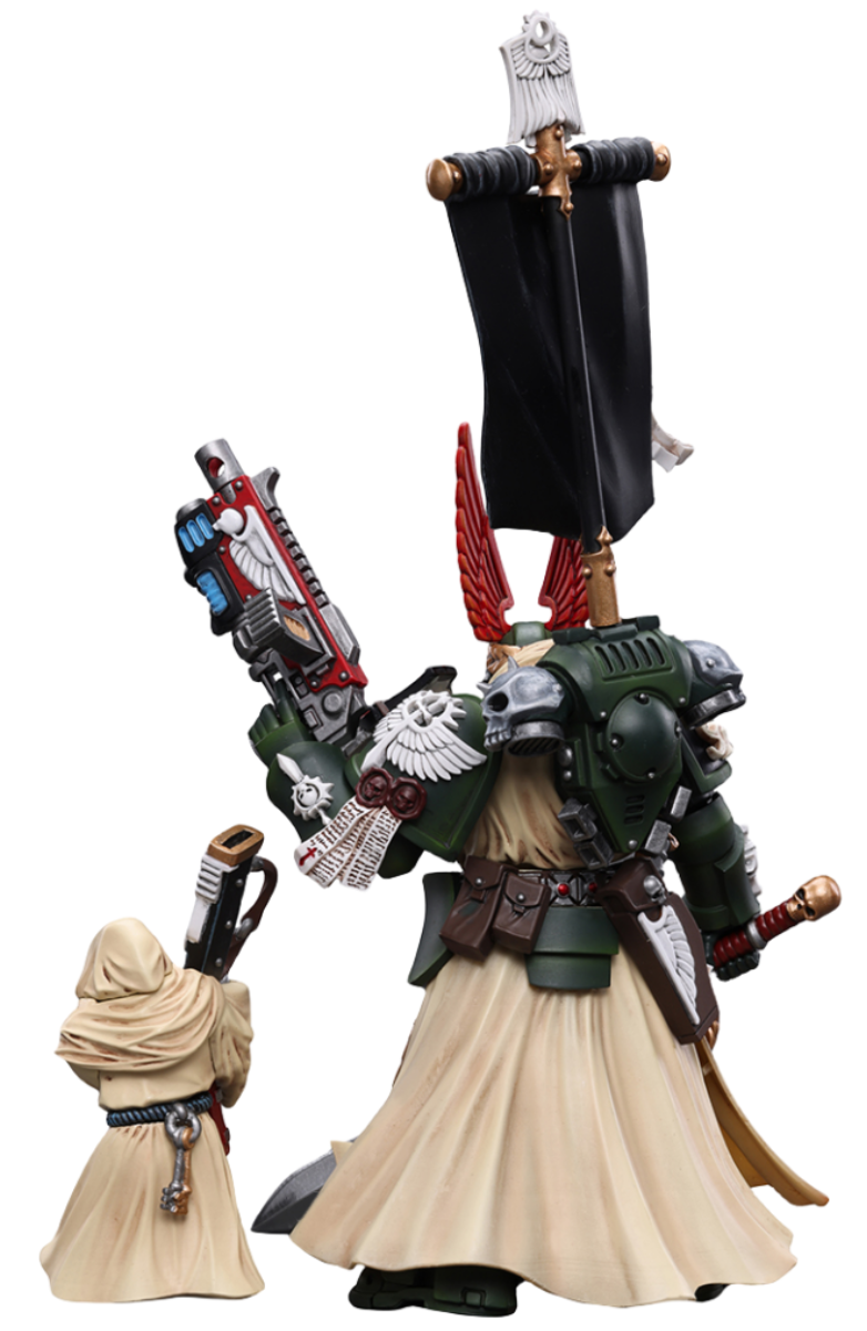 Figurine de collection JoyToy 40K : Grand Maître suprême des Dark Angels Azrael, échelle 1:18, JT7899 (Azrael)