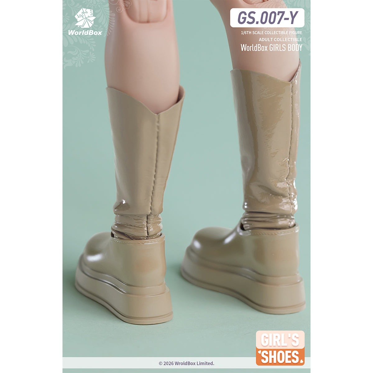 Worldbox Two-Way Wear Slouch Boots 1/6 Scale Doll Accessory Fit Action Figure