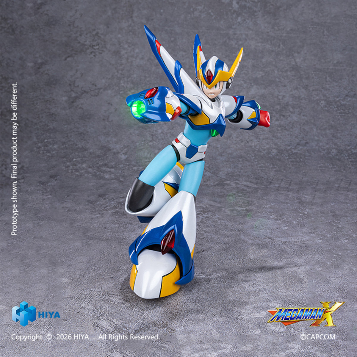 HIYA EXQUISITE BASIC Series Mega Man X Exquisite Basic X (Falcon Armor Ver.) EBM0384 1/6 Scale Action Figure