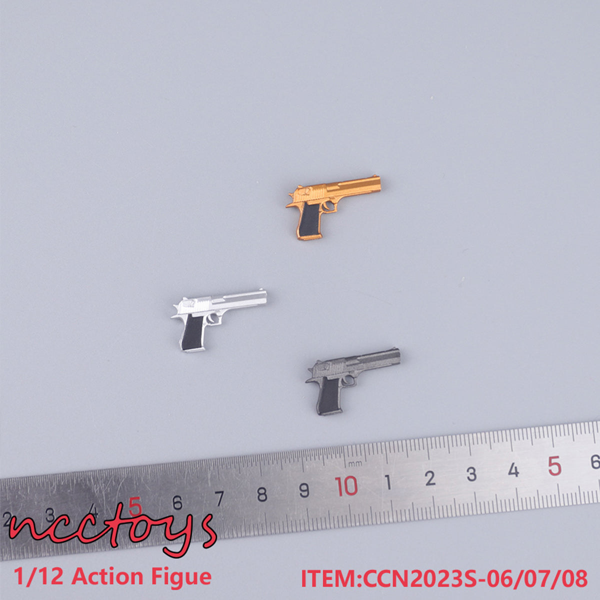 NCCTOYS, Mecha Girl Weapon Accessory Desert Eagle Pistol, Doll Accessory for 6-inches Action Figurine