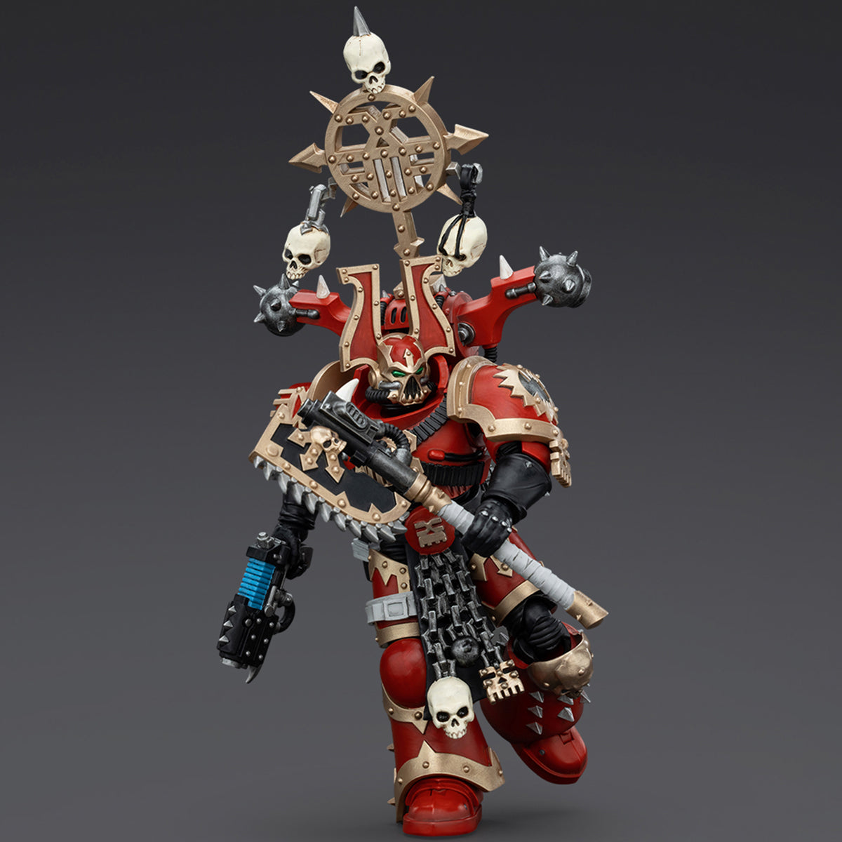 JOYTOY Warhammer 40K 1/18 World Eaters Khorne Berzerker with Berzerker lcon Action Figure