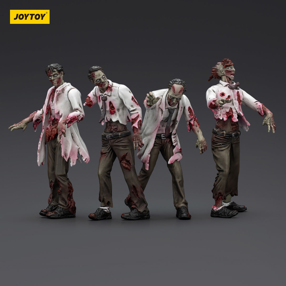 (Only Shipped to the US) JOYTOY 1/25 Dark Source Zombie Figure Scientists (Male) JT01604 Action Figures