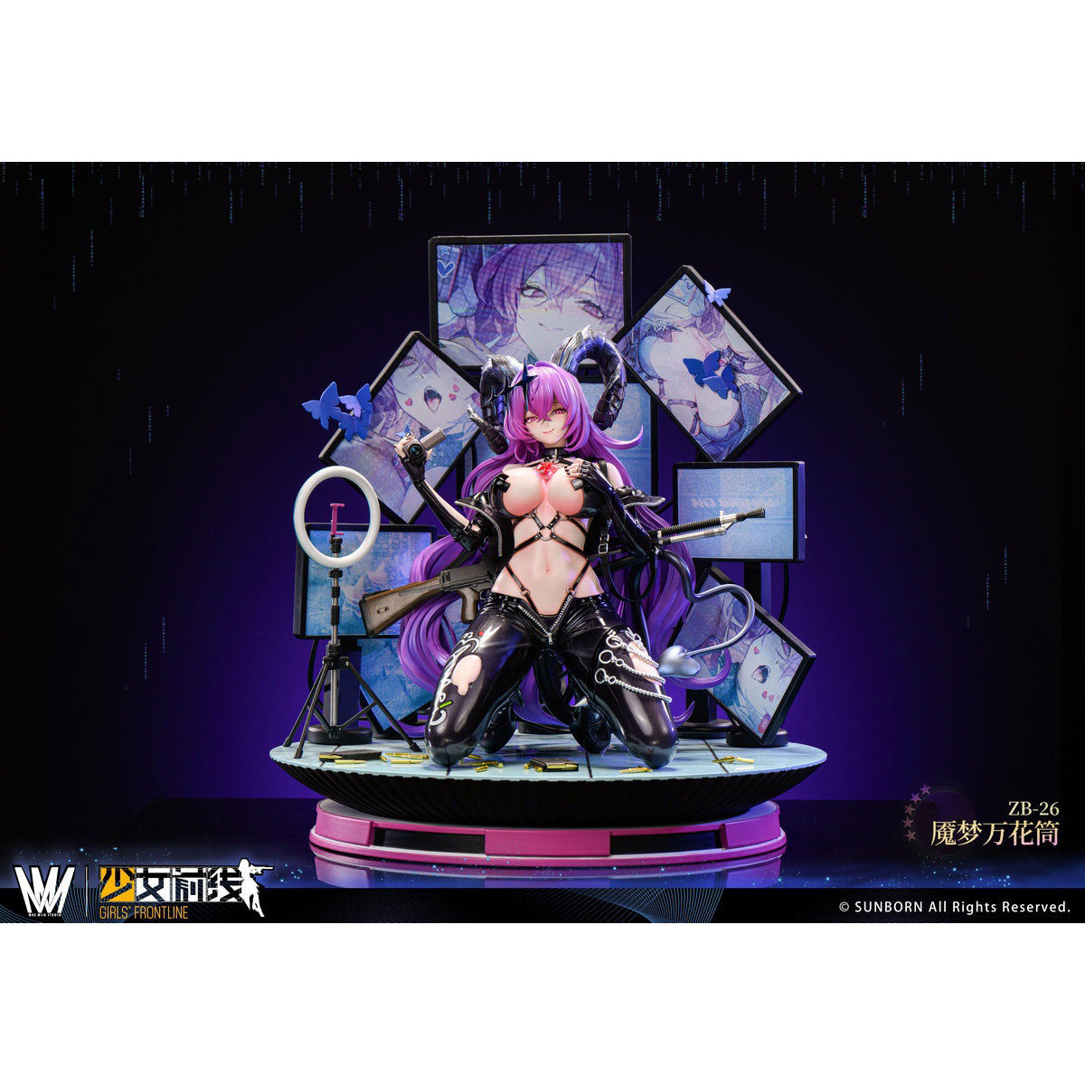 Max Milk Studio SNQX-001 Girls' Frontline Tactical Doll ZB-26 1/4 Scale Art Statue