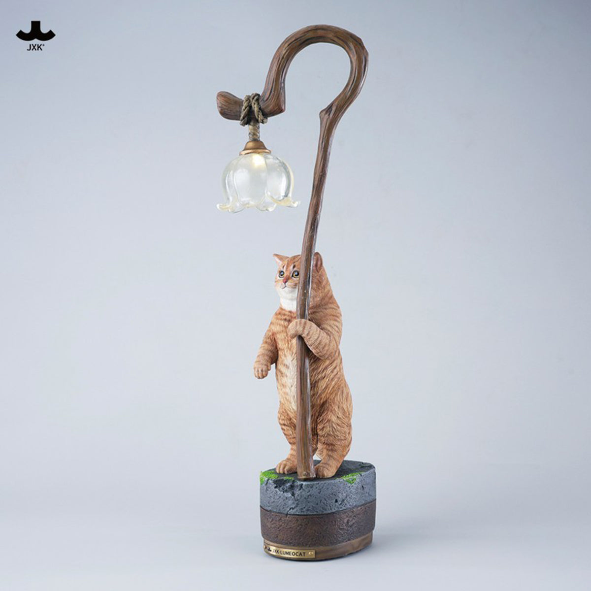 JXK Lily of the Valley Reflecting a Cat JXK342 Collectible Animal Figurine