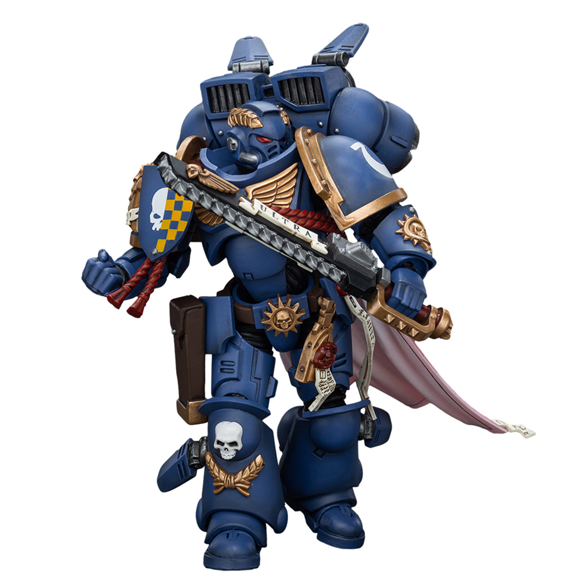 Figurines d'action JoyToy Warhammer 40K : Capitaine des Ultramarines avec Jump Pack