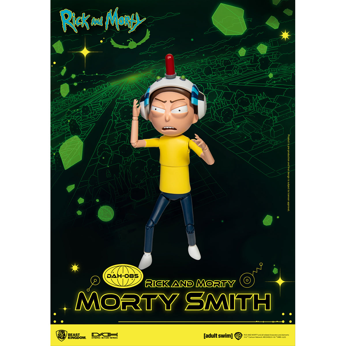 Beast Kingdom DAH-085 Rick and Morty Morty Smith Action Figure