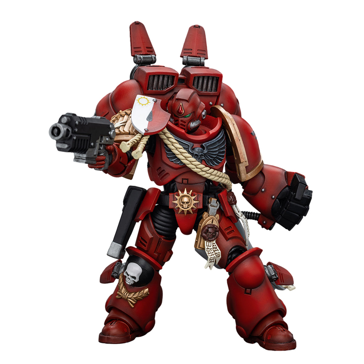 (Only Shipped to the US) JOYTOY Warhammer 40,000 1/18 Blood Angels Captain With Jump Pack JT4997 Action Figures Collection Model Gift