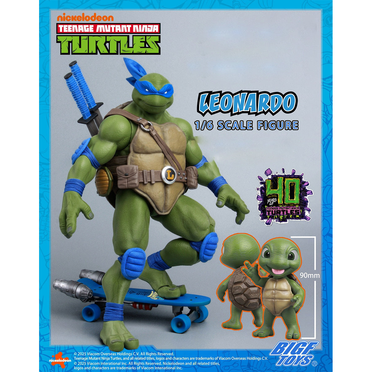 BIGFTOYS, TMNT Leonardo, Action Figures