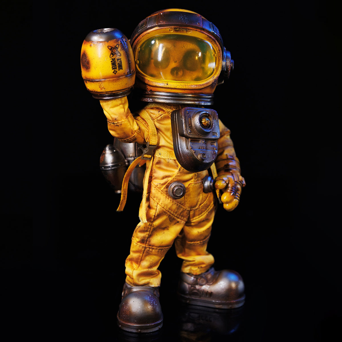 WeArtDoing Time Warrior Series Wasteland: Space Mouse Fallout Fighter-Yellow Action Figure