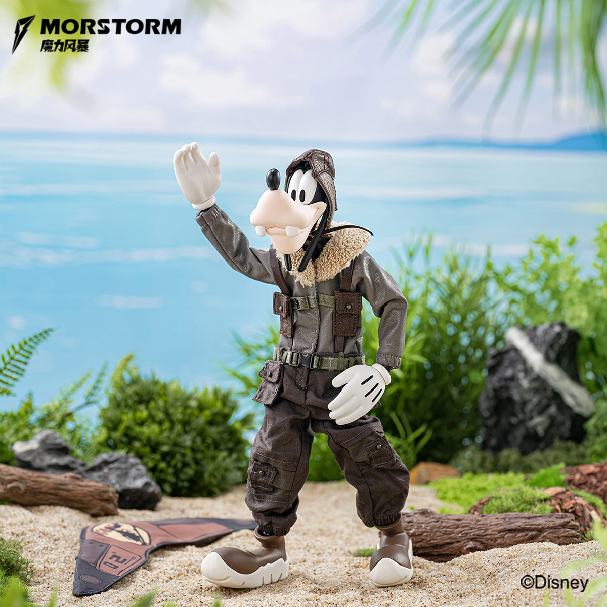 MORSTORM Articulated Action Figure Series Pilot Flying Dream Mickey Mouse & Goofy & Donald Duck Action Figure