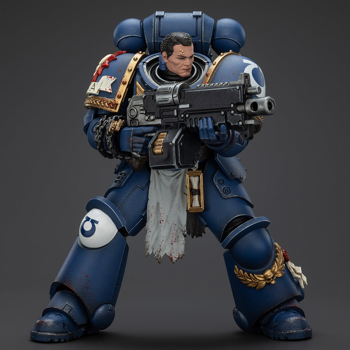 JOYTOY Ultramarines Teniente Titus-Figuras de acción edición coleccionista