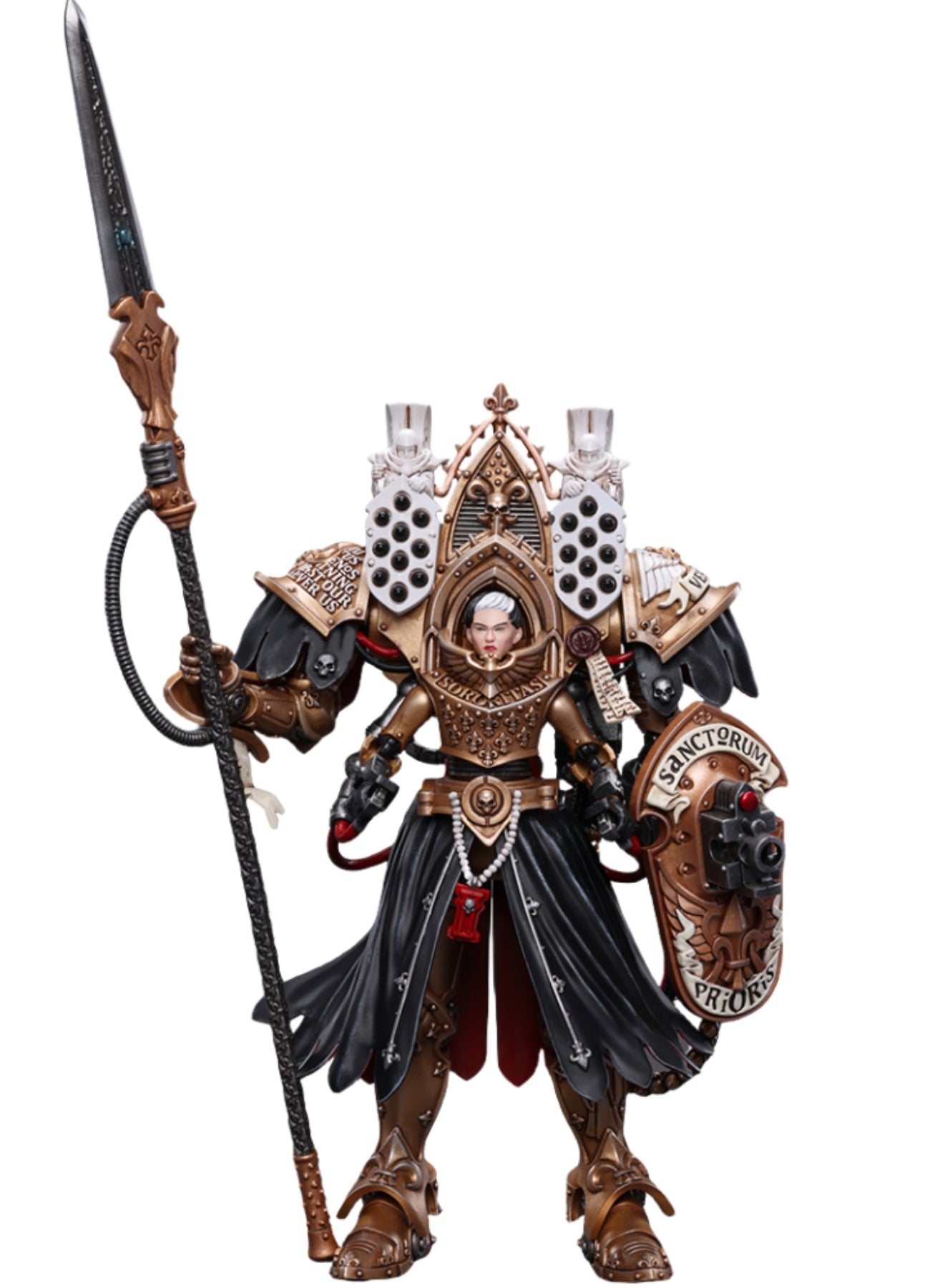 JoyToy Warhammer 40K : Figurines d'action Adepta Sororitas Abbesse Sanctorum Morvenn Vahl